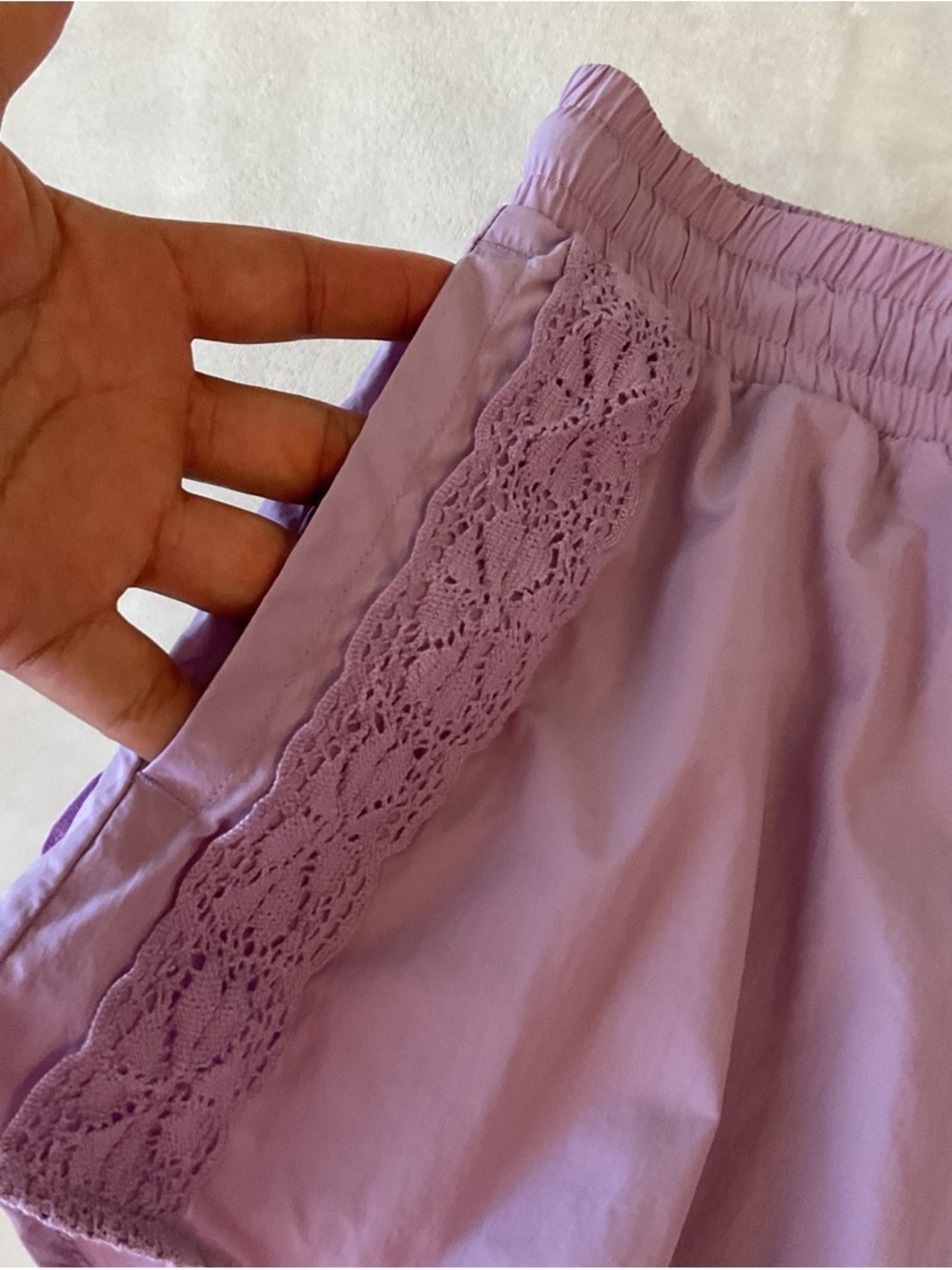 JoyLab Lavender Athletic Lounge Shorts - Picture 3 of 5